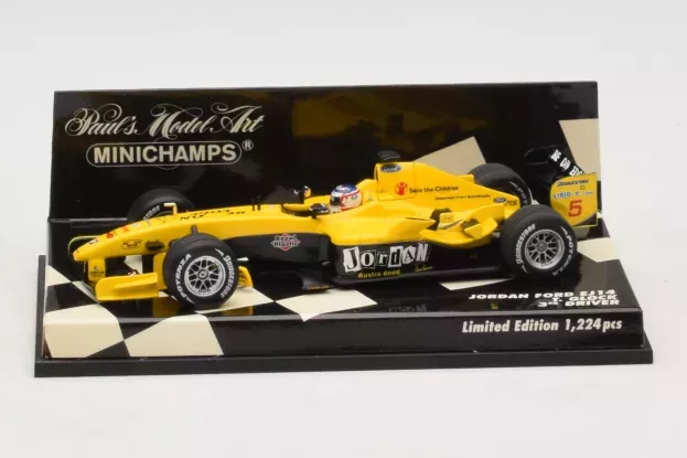 Minichamps Jordan F1 Ford Ej14 N 0 Test 2004 T.glock 1:43 400040039